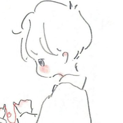 可爱情侣头像图片手绘