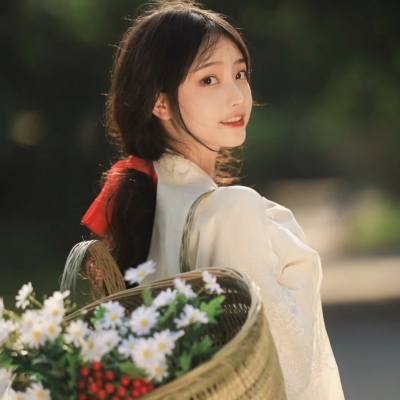 复古时尚的女生头像图片